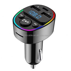 New PD car charger MP3 Player Car FM Transmitter Receiver Dual <b>USB</b> Car Charger <b>Type</b>-<b>c</b> for iPhone 14 13 - Product Image 2
