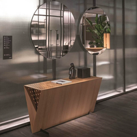 Console de style nordique minimaliste en bois massif pour la maison, le salon, le couloir, l'entrée