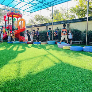 18 Aiguilles 30mm PVC Gazon Gazon Artificiel Intérieur Gazon Gazon Gazon Décoration Murale - Product Image 2