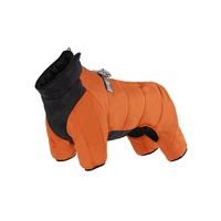 Juicepet Manteau d'hiver pour chien, chaud, coupe-vent, imperméable, réfléchissant, en polyester imprimé, combinaison de neige matelassée à quatre pattes