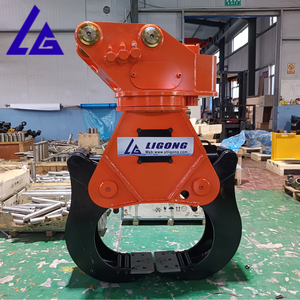 Rompedor de Troncos de Alta Resistencia para Uso Profesional en Silvicultura, Desbroce de <span class=keywords><strong>Terrenos</strong></span> y Negocios Comerciales de Leña, Compatible con Excavadoras SH130, SH135 y CX210 - Product Image 2