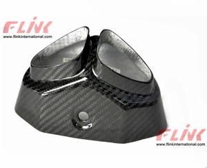 Silenciador de escape de fibra de carbono, cubierta para Kawasaki ZX6 <span class=keywords><strong>ZX6R</strong></span> <span class=keywords><strong>2007</strong></span> 2008 - Product Image 3