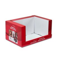 Boîte d'affichage de comptoir PDQ recyclable, support en papier pliable personnalisé pour comptoir de vente au détail