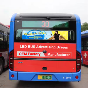 Écran LED de bus, affichage de messages matriciels pour la destination et l'itinéraire, GPS 4G SDK, mur vidéo LED extérieur, système complet - Product Image 1