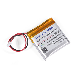 Baterai Lithium Polymer Custom 3.7V 500mAh 603030 CE RoHS Lipo Cell OEM untuk Perangkat Medis yang Dapat Dipakai, Perangkat Genggam, IoT, Sensor Pintar - Product Image 1