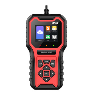 M302 Car Diagnostic Tool <b>OBD2</b> Oil Light Reset LCD Display <b>Bluetooth</b> Universal Auto Scanner - Product Image 1
