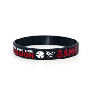 Bracelets en silicone étanches pour le baseball et le softball, bracelets sportifs pour les événements, les fêtes et les promotions - Product Image 5