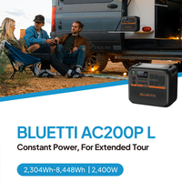 BLUETTI 2400W 2000W 3000W Portable <strong>Power</strong> Station 110V 220V LiFePo4 Battery Generator Solar Charging