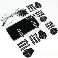 JINGREN Autocollant protecteur d'écran anti-poussière en TPE/TPR pour écrans optiques LCD, appareils photo, objectifs, téléphones, tablettes et montres - Taille 5x8mm