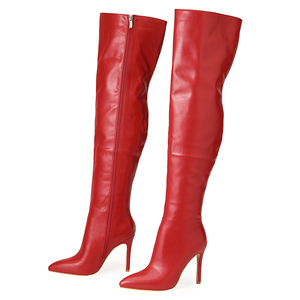Nouvelles bottes hautes à talon aiguille 2023, mode extérieure, défilé, style urbain, collection complète de bottes 42 - Product Image 3
