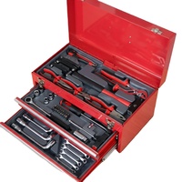 Lot de 83 clés à douille et outils de sécurité pour la maison et l'automobile, coffret métallique portable