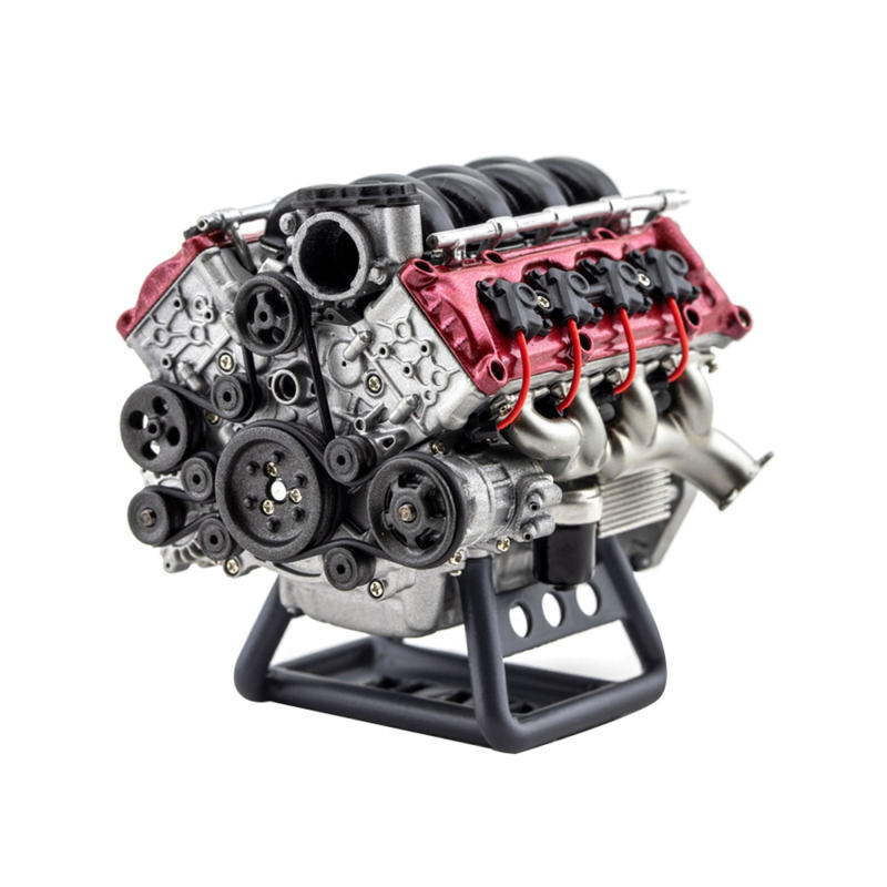 MAD RC Full-Simulation V8 Engine for AX90104 SCX10 Kapla VS4-10