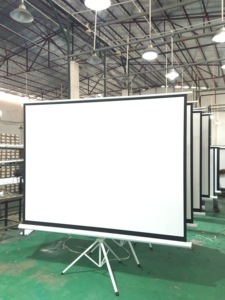 120 Inch Outdoor/indoor Portable and Foldable <strong>Projector</strong> Projection <strong>Screen</strong> Tripod <strong>Stand</strong> with High Quality for Meeting Room - Product Image 2