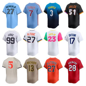 Camisas de Beisebol Mais Vendidas por Atacado, Melhor Qualidade, Impressão Digital OHTANI, Tamanho Personalizado, 100% Poliéster, Decote em V, Todas as Equipes - Product Image 1