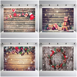 Nicro Hot Bán Tùy Chỉnh 150*100Cm Nhiếp Ảnh Lò Sưởi Chủ Đề Tường Nền Xmas Trống Biểu Ngữ Vui Vẻ Giáng Sinh Đảng Backdrop - Product Image 4