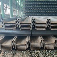 Prix d'usine bas, palplanches en acier de type Z SP-III, murs de soutènement, cloisons, murs de soutènement, palplanches en acier profilé à froid en forme de U