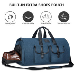 2023 nouveau sac de sport en <span class=keywords><strong>cuir</strong></span> personnalisé à la mode pour hommes voyage d'affaires week-end avec <span class=keywords><strong>pochette</strong></span> à chaussures nuit grand - Product Image 5