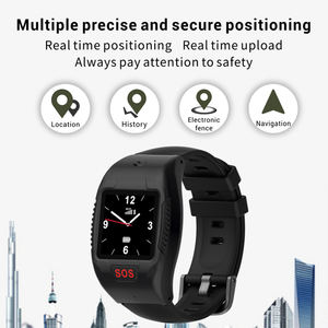 ساعة ذكية L12 لعمال الجيل الرابع مزودة بميزة كشف السقوط وتنبيه بالتحديد المباشر SOS <span class=keywords><strong>GPS</strong></span> تدعم خاصية WiFi وتقنية البلوتوث لتحديد الموقع في حالات الطوارئ وساعد على سلامة كبار السن ساعة ذكية - Product Image 5