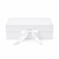 Boîte d'emballage écologique biodégradable, laminage mat, carton rigide, boîtes pliables pour cadeaux avec fermeture magnétique