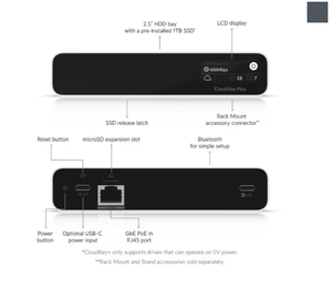 UCK-G2-SSD 2ND GEN UNIFI และ VIDEO CONTROLLER CLOUD KEY SSD รวมชุดแอปพลิเคชัน UniFi ครบชุดสำหรับการจัดการอุปกรณ์ ติดตั้งล่วงหน้าแล้ว - Product Image 2