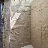 Nouveauté : Panneau de marbre UV haute brillance, dalle de marbre artificiel blanc Calacatta pour mur de fond de studio
