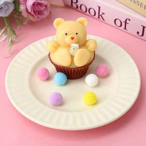 Jouet Squishy Ours Mignon Super Doux à Remontée Lente, Ours en Forme de Pain, Cadeau d'Anniversaire pour Enfants, Jouet Anti-Stress Kawaii à Presser - Product Image 5