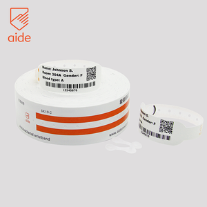 Bracelet en papier d'identification du patient à impression thermique plusieurs couleurs personnalisées Bracelet thermique imprimable médical en matériau souple - Product Image 5