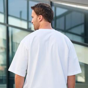 Camiseta Unisex Casual de 260 GSM, 100% Algodón, Cuello Redondo, Impresión Opaca, Sin Costuras, Talla Grande para Hombre - Product Image 3