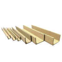 Bordure en carton en forme de U en papier kraft, protection de bord recyclable pour la protection de marchandises sur 3 côtés