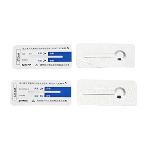 Tarjetas indicadoras químicas de esterilización por vapor a presión de la marca Xinhua, 200 unidades/bolsa, venta al por mayor - Product Image 5