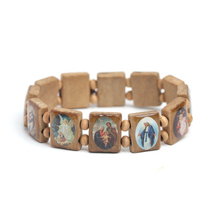 Haomi venta al por mayor <span class=keywords><strong>AliExpress</strong></span> madera Natural <span class=keywords><strong>para</strong></span> pulsera <span class=keywords><strong>para</strong></span> hombres mujeres estilo clásico perla mano fila cuentas aceite Color Material principal - Product Image 2
