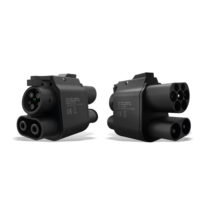 Adaptateur DC 250A CCS2 à CCS1 DC EV connecteur de charge rapide AC 32A pour chargeur de véhicules électriques
