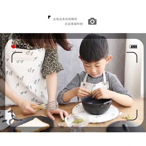 Delantal de cocina de poliéster 100% algodón, calidad de impresión personalizada, impermeable, para chef, cocina, barbacoa, casa - Product Image 5