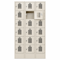 Casier métallique multi-portes sur mesure en acier pour écoles, gymnases, bureaux, usines et vestiaires d'employés