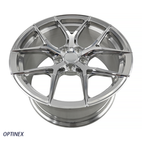Jantes forgées personnalisées en argent poli brossé, 5 branches, 18 19 20 21 22 pouces, 5x130 5x120 5x114.3 5x112 pour BMW AUDI