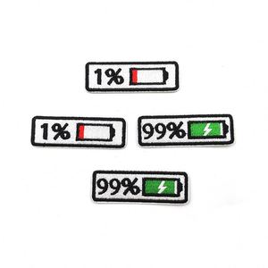 Iron on Sticker Embroidery Low Power Patch for Decoration of Video Games Flat Shoes - Product Image 1