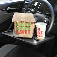 Tablette Multifonction pour Voiture Volant, Support Ordinateur Portable Plateau pour Manger Boire Travailler, Bureau de Voiture