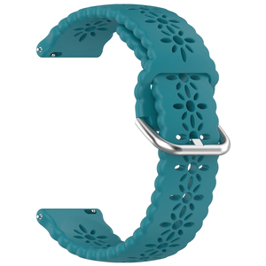 Tali silikon 20mm 22mm untuk jam Samsung <span class=keywords><strong>Galaxy</strong></span>, gelang 7/6/5 Pro <span class=keywords><strong>44</strong></span> 40mm untuk Samsung <span class=keywords><strong>Galaxy</strong></span> 6 4 klasik 47 43mm Gear S3 gelang