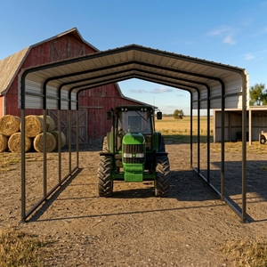 Installazione su Ordinazione del Partner: Tettoia Portatile in Acciaio Verniciato a Polvere, Impermeabile e Durevole, con Fornitura di Ricambi per Esportazione - Product Image 5