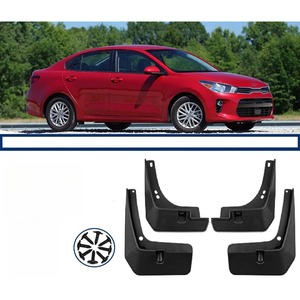 บังโคลนรถยนต์สำหรับ Kia RIO ปี 2017-2023 อุปกรณ์ป้องกันโคลน บังโคลนรถยนต์ อะไหล่ตกแต่งรถยนต์ ชิ้นส่วนดัดแปลงบังโคลน - Product Image 1
