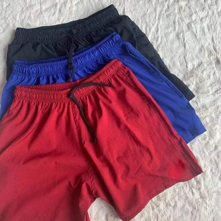 Shorts de praia unissex, bermuda de praia feita em poliéster e com secagem rápida, bermuda casual unissex para homens