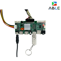 Módulo de Pantalla LCD TFT Tipo Barra HK Able de 28 Pulgadas, 1920x360, Interfaz LVDS, 700cd/m2, con Placa Controladora AD HDM-I