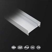Perfiles de Aluminio Personalizados Gunagyuan Serie 6000 para Ventanas y Puertas, Decoraciones de Perfil de Aluminio