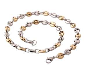 Perles <span class=keywords><strong>de</strong></span> <span class=keywords><strong>café</strong></span> creuses polonaises personnalisées, chaîne à maillons torsadés à la main, grande chaîne, collier <span class=keywords><strong>de</strong></span> déclaration - Product Image 3