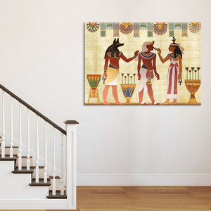 Arte della parete per soggiorno antico egitto 1 pezzo immagini pittura stampe Wall Art for Bedroom Office Modern Room incorniciato opere d'arte - Product Image 6