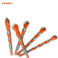 Foret multifonctionnel en spirale à poignée triangulaire en carbure de tungstène de qualité supérieure de 10mm à usage général