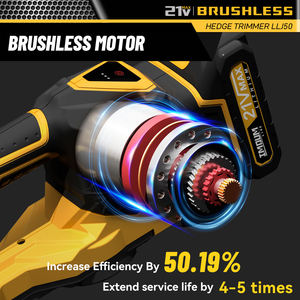 Taille-haie industriel portable LLJ50-Tr 21V à batterie lithium-ion, lame de 50,8 cm, coupe de 1,9 cm, pour droitiers - Product Image 2