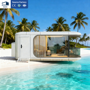 SQXC Villa de Luxe Préfabriquée en Conteneur Modulaire 20ft 40ft, Mini-Maison, Appartement Moderne, Hôtel avec Chambre pour <span class=keywords><strong>Airbnb</strong></span> - Product Image 3