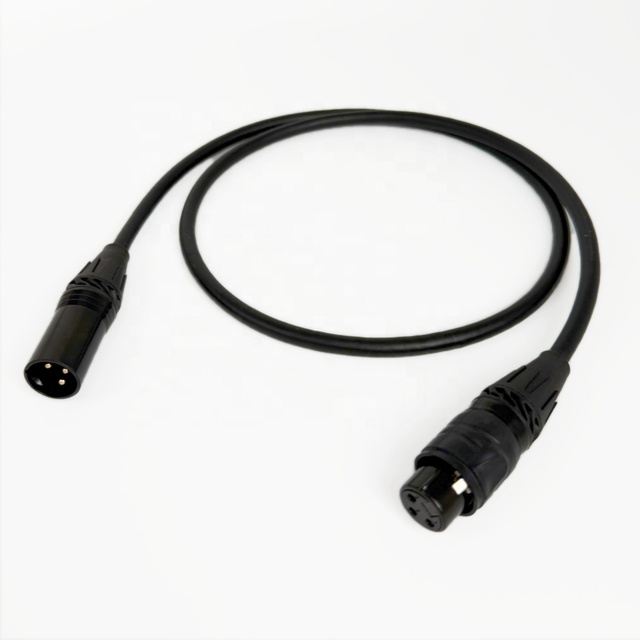 DMX Cable 1m/2m/3m/5m/10m 3-Pin Signal Connection DJ Stage Lights Accessories for LED Par Wash Moving Head Spot Lighting
