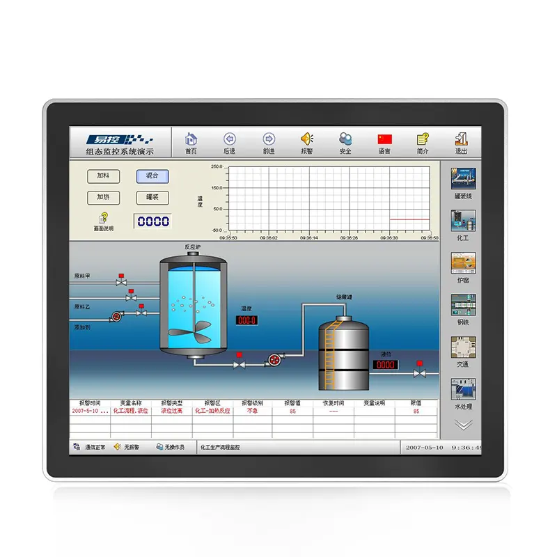 Touchthink marine ip65 étanche 15/17/19/21.5 pouces 1000 nits extérieure led tactile interactif écran d'affichage moniteur